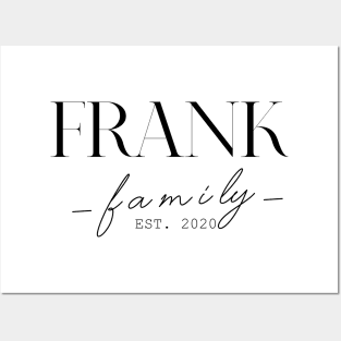 Frank Family EST. 2020, Surname, Frank Posters and Art